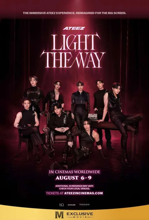 Ateez Light THE WAY IN Cinemas Film Release