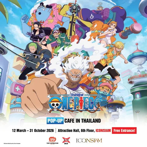 ONE Piece Pop-Up Cafe In Thailand At Iconsiam