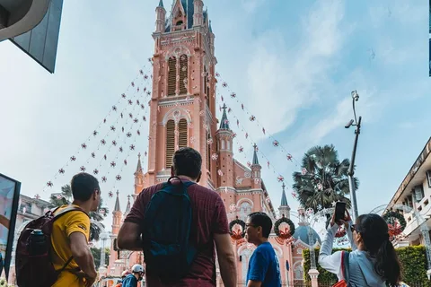 Visit Tan Dinh Church (The Pink Church)