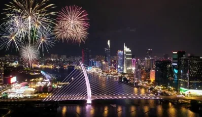 Celebrating New Year’s Eve in Ho Chi Minh City (Saigon)