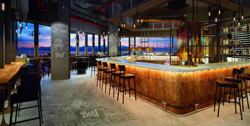 Happy Hour at Mad Cow Wine & Grill Rooftop Bar