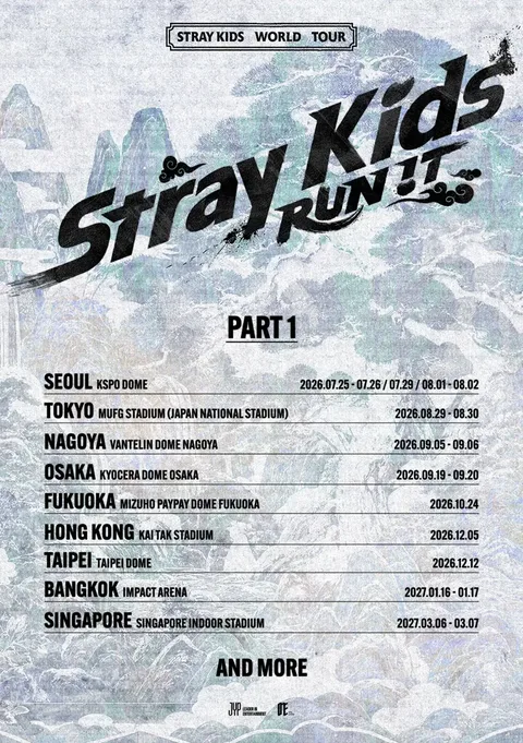 Stray Kids World Tour RUN IT 2027 – Bangkok, Thailand