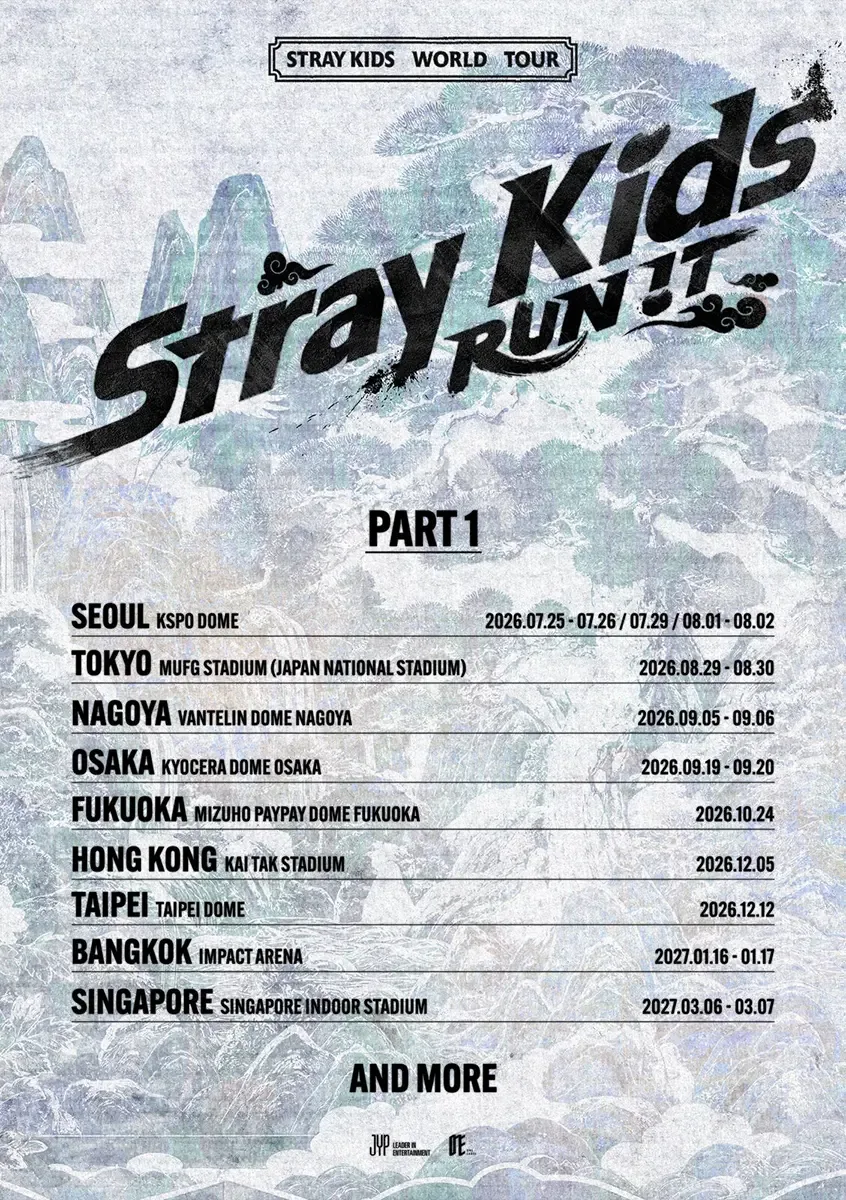 Stray Kids World Tour RUN IT 2027 – Bangkok, Thailand