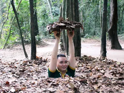 Cu Chi Tunnels & Food Tour by Vespa A Go Go