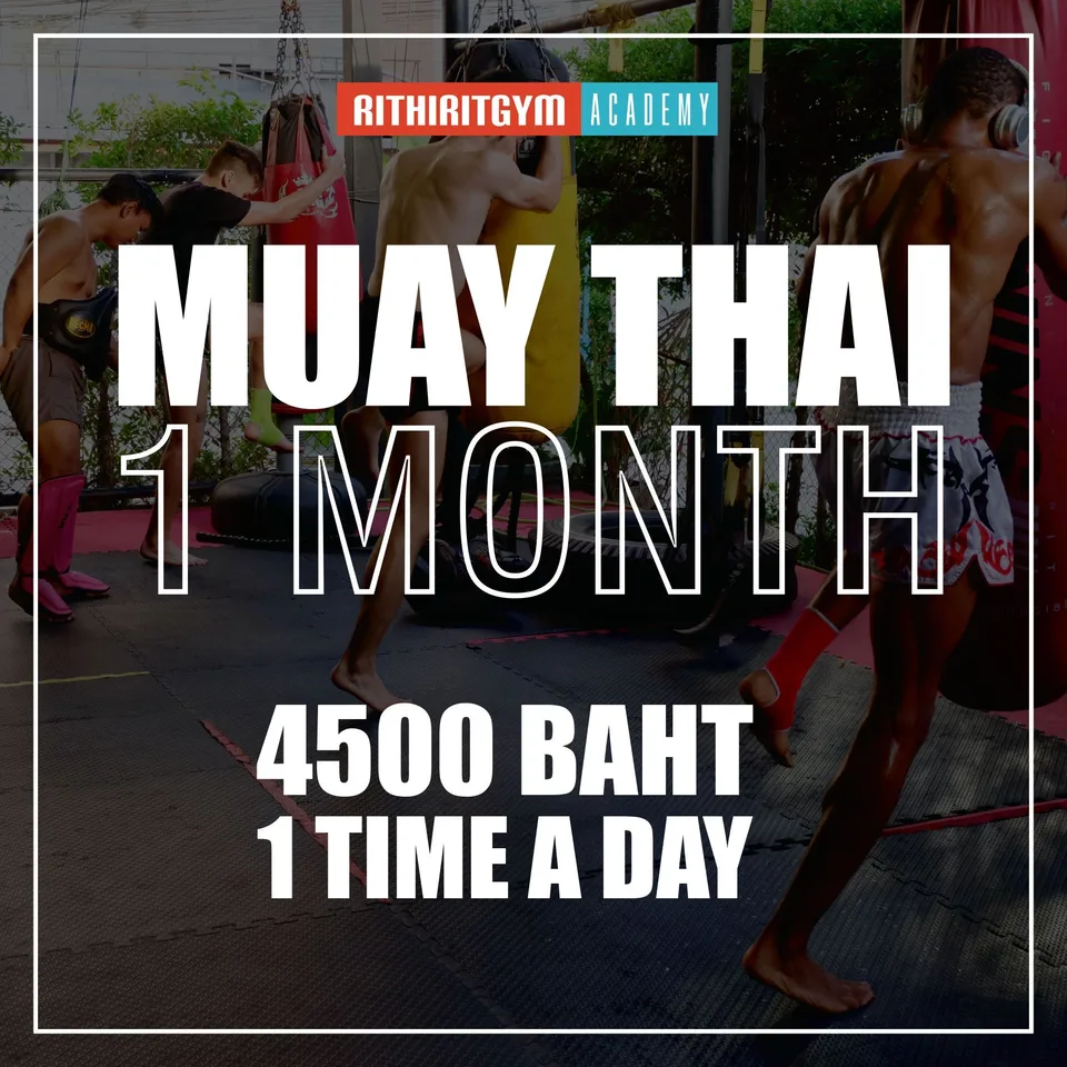 1-Month Muay Thai Training (1 Session Per Day)