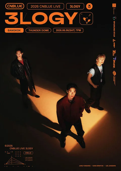2026 Cnblue Live World Tour '3Logy' IN Bangkok
