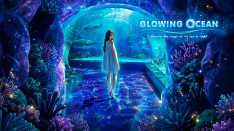 Glowing Ocean: Discover the magic of the sea at night
